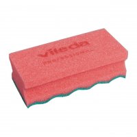 Vileda® Puractive σπόγγος που δεν χαράζει με λαβή ροζ 8,5x13,5cm
