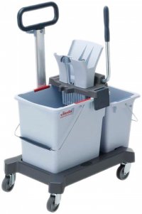 Vileda® UltraSpeed Pro διπλό σύστημα σφουγγαρίσματος με κουβάδες 25L & 8L